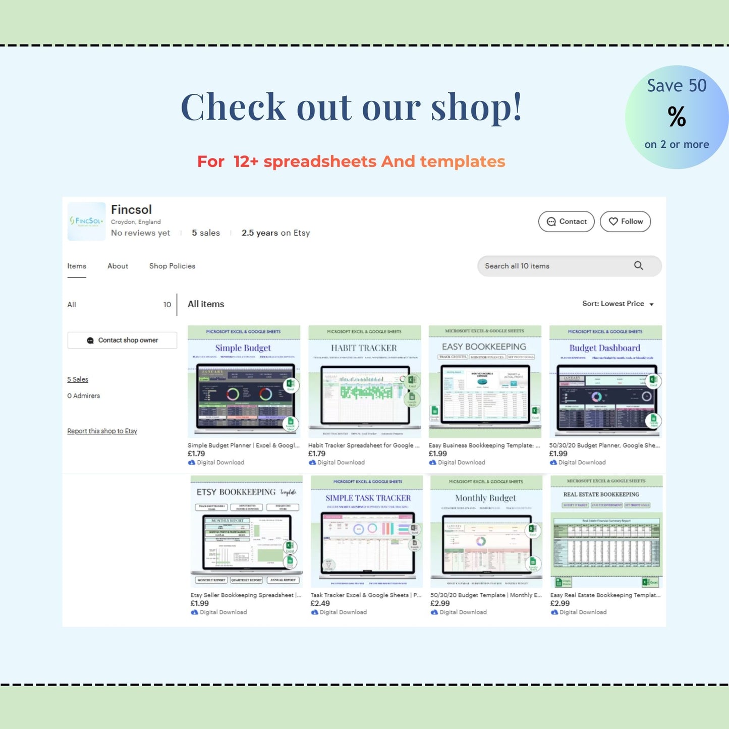 Annual Budget Template for Excel & Google Sheets | 2026 Planner