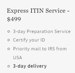 NEW - GET YOUR ITIN INDIVIDUAL TAXPAYER NUMBER AS IRS CAA