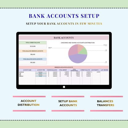 Automated Annual & Monthly Budget Template | Excel & Sheets