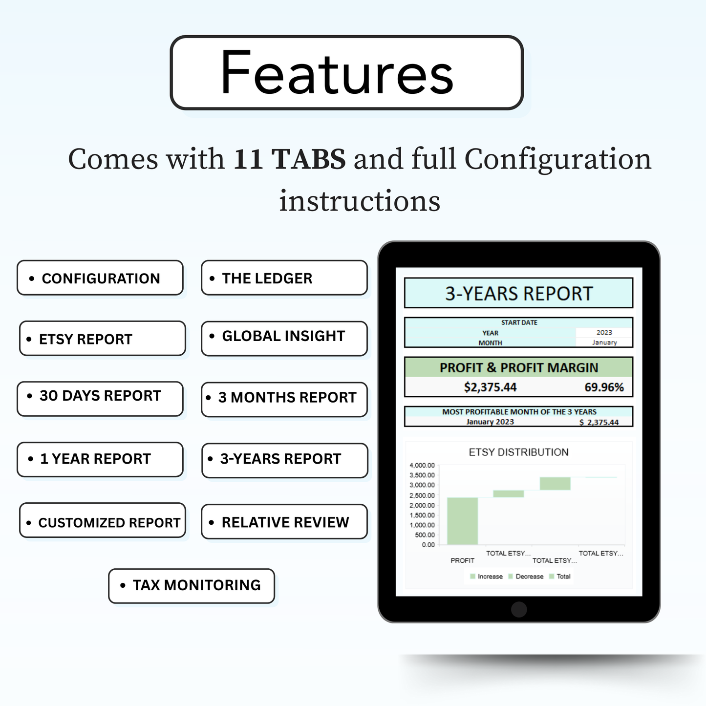 Etsy Seller Bookkeeping Spreadsheet | Income & Expense Tracker (Google Sheets)