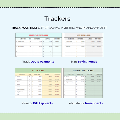 Easy Monthly Budget Template: Excel & Google Sheets
