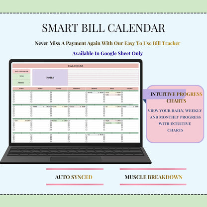 Automated Annual & Monthly Budget Template | Excel & Sheets