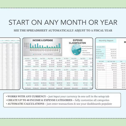 Simple Small Business Bookkeeping Template Excel Spreadsheet Bookkeeping Accounting Template Income and Expense Tracker Business Planner