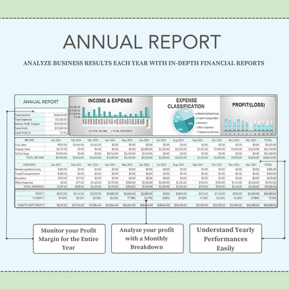 Easy Business Bookkeeping Template: Excel & Google Sheets