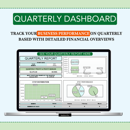 Etsy Seller Bookkeeping Spreadsheet | Income & Expense Tracker (Google Sheets)