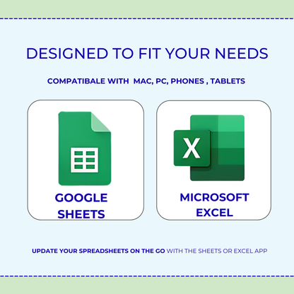 Simple Budget Planner | Excel & Google Sheets