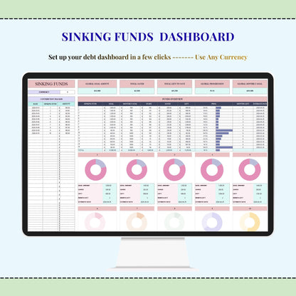 50/30/20 & 70/20/10 Budget Template for Excel & Google Sheets