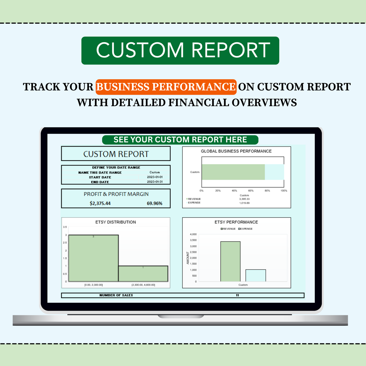 Etsy Seller Bookkeeping Spreadsheet | Income & Expense Tracker (Google Sheets)