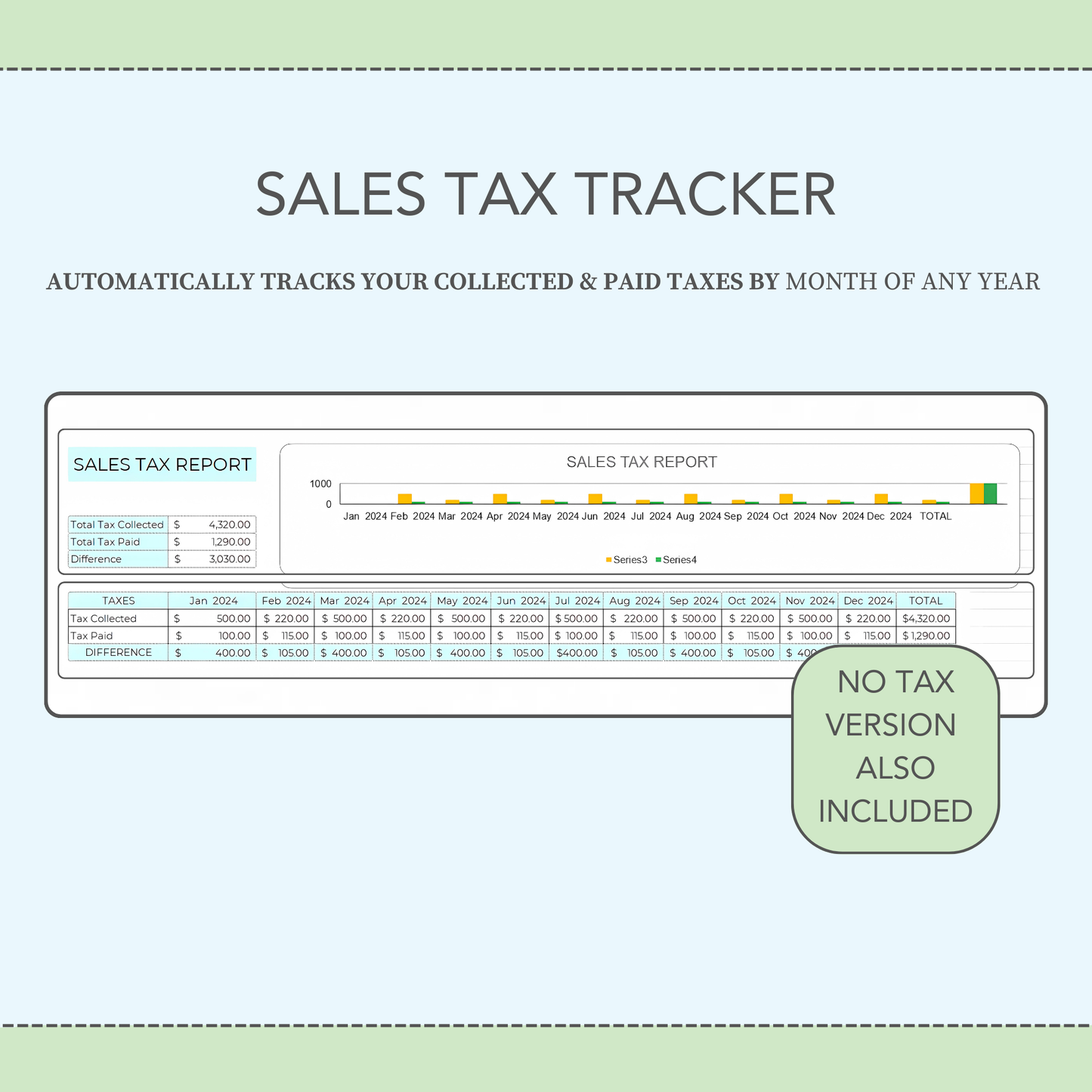 Easy Business Bookkeeping Template: Excel & Google Sheets