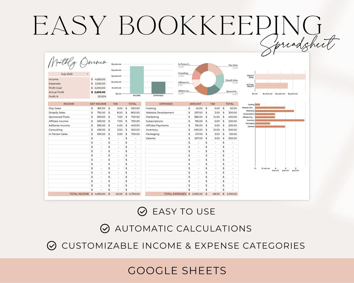 Bookkeeping Template